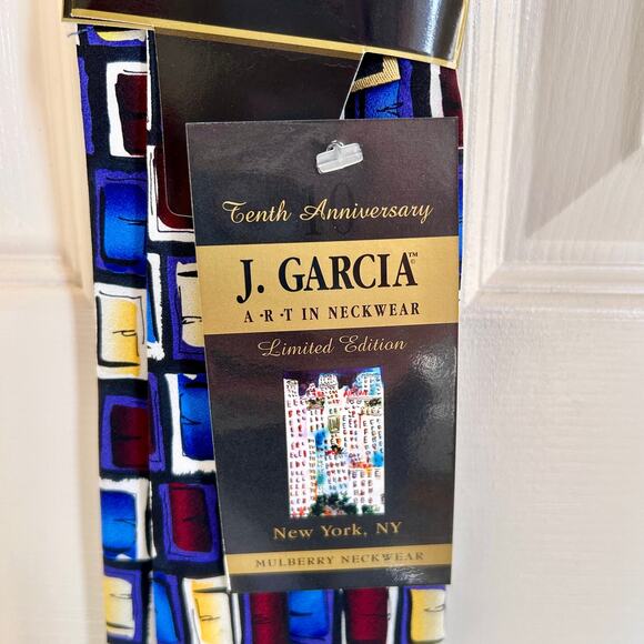 NEW J Garcia  10th Anniversary New York Limited Edition Limited Necktie - Picture 4 of 11